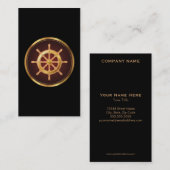 上品で航海のな名刺 名刺 (正面/裏面)