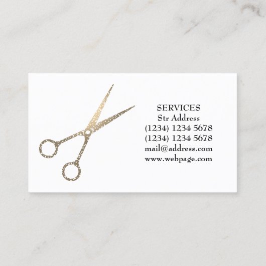 上品で芸術的な優雅 名刺 (裏面)