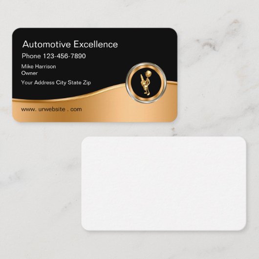 上品で車のなサービス 名刺 (正面/裏面)