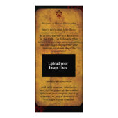 上品で高級でモダンなビジネス ラックカード (裏面)