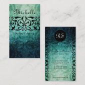 上品で高級なサロンのブティックの名刺 名刺 (正面/裏面)