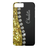 上品で魅力的できらきら光るなデザイン Case-Mate iPhoneケース (裏面)