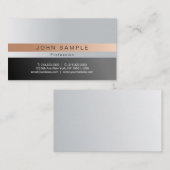 上品なあなた自身のエレガントで調和的な色を作成して下さい 名刺 (正面/裏面)