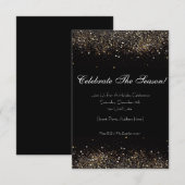 上品なお祝いクリスマス招待状 招待状 (正面/裏面)