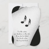 上品なお祝いパーティー 招待状 (裏面)