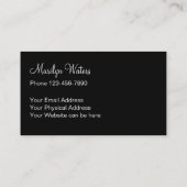 上品なばら色の金ゴールドの背景 名刺 (裏面)