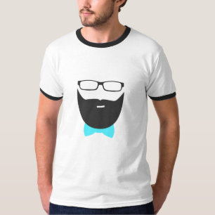 上品なひげ Tシャツ