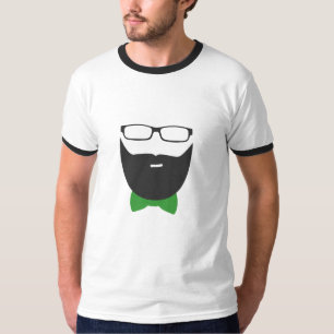上品なひげ Tシャツ