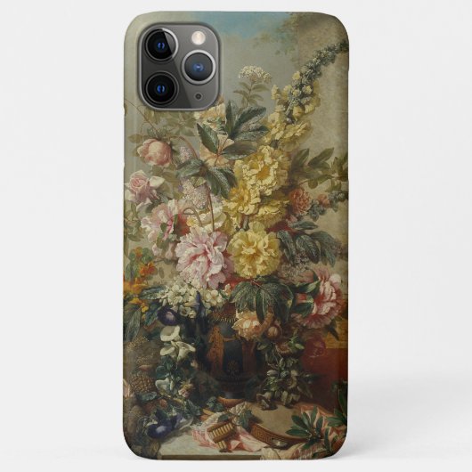 上品なアンティークフローラスチルライフファインアート絵画ズ Case-Mate iPhoneケース (裏面)