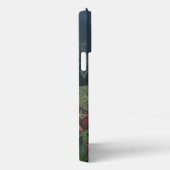 上品なアンティークフローラスチルライフファインアート絵画ズ iPhoneケース (右側面)