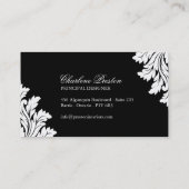 上品なインテリアの名刺 名刺 (裏面)