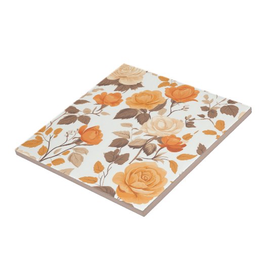 上品なインテリアデザインバラセラミックタイル タイル (側面)