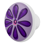 上品なインディゴフラワードードル セラミックノブ (右)