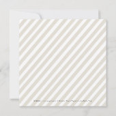 上品なイントロ |ベビー発表 案内状 (裏面)