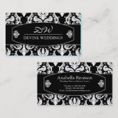 上品なウェディングプランナーの名刺 名刺 (正面/裏面)