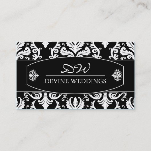 上品なウェディングプランナーの名刺 名刺 (正面)