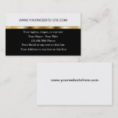 上品なウェブサイトビジネステーマ 名刺 (正面/裏面)