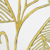 上品なエレガントかわいい白と金ゴールドハートフローラ 壁紙 (縫い目)