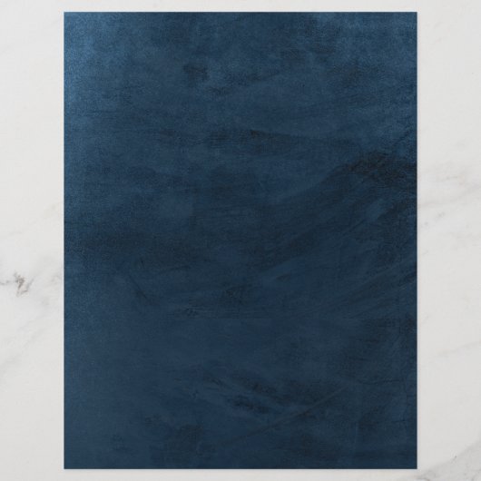 上品なエレガントネイビービーチ結婚式カクテルメニュー (裏面)