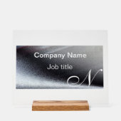 上品なエレガント名前をカスタムする アクリルサイン (正面)