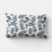 上品なエレガント素朴トイルの馬のパターン ランバークッション (裏面)