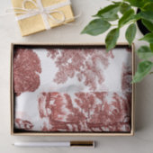 上品なエレガント赤素朴馬のカントリートイル 薄葉紙 (ギフト)