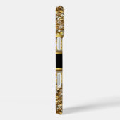 上品なエレガント金ゴールドダイヤモンドグリッター Case-Mate iPhoneケース (裏面 / 右)