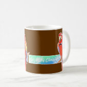 上品なオウムのマグ コーヒーマグカップ (正面右)