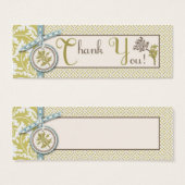 上品なオリーブTYスキニーギフトラベル (正面&裏面)