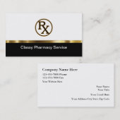 上品なオンラインPharmcyの名刺 名刺 (正面/裏面)