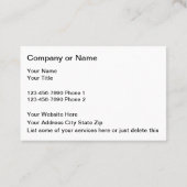 上品なカイロプラクタースパインセンター 名刺 (裏面)