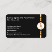 上品なカイロプラクターメディカル名刺 名刺 (正面)