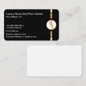 上品なカイロプラクターメディカル名刺 名刺 (正面/裏面)