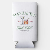 上品なカクテルグリーン&レッドガールズクラブ スリム缶クーラー (裏面)