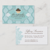 上品なカップケーキの名刺 名刺 (正面/裏面)