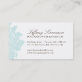 上品なカップケーキの名刺 名刺 (裏面)