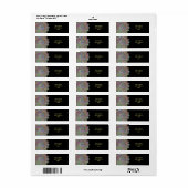 上品なカラフルなマンダラインドスタイル1 ラベル (フルシート)