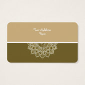 上品なカラフルなマンダラインドスタイル4 (裏面)