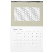 上品なカラフルなマンダラインドスタイル4 カレンダー (2月 2026)