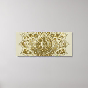 上品なカラフルなマンダラインドスタイル4 キャンバスプリント