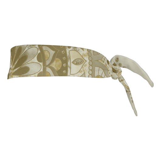 上品なカラフルなマンダラインドスタイル4 タイヘッドバンド (回転90)