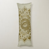 上品なカラフルなマンダラインドスタイル4 ボディピロー (裏面 (縦))