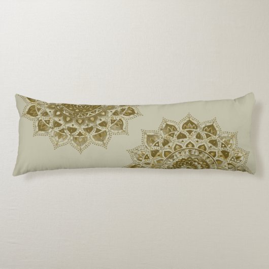 上品なカラフルなマンダラインドスタイル4 ボディピロー (正面)