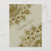 上品なカラフルなマンダラインドスタイル4 ポストカード (正面)