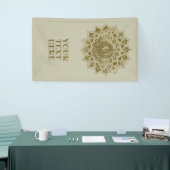 上品なカラフルなマンダラインドスタイル4 横断幕 (トレードショー)