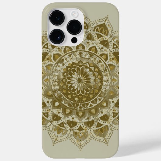 上品なカラフルなマンダラインドスタイル4 Case-Mate iPhoneケース (裏面)