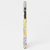 上品なカラフルペイズリー華美フローラアートモチーフ iPhoneケース (左側)