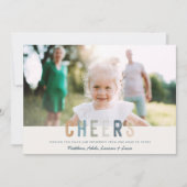 上品なカラフル数々の写真の年賀状 (正面)