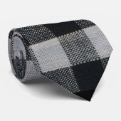 上品なギンガムの粋な女の子のネクタイ ネクタイ (ロール)