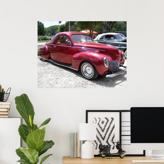 上品なクラシック ポスター (ホームオフィス)